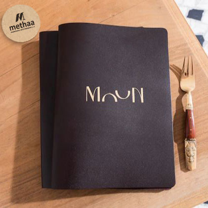 Leather Menu Print